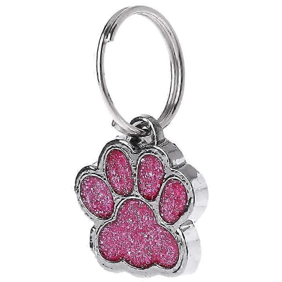 Placa de identificación para collar de mascota, perro o gato, multicolor, mini colgante de moda para mascotas (color aleatorio)