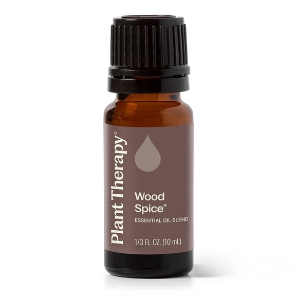 Plant Therapy Wood Spice Essential Oil Blend 10 mL (1/3 oz) 100% Pure, Undiluted, Natural Aromatherapy