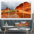 thumbnail image 1 of Clear Lake Vermillion Cliffs - Art sur Toile Paysage Surdimensionné, 1 of 1