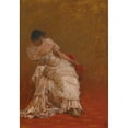 thumbnail image 2 of Edward John Gregory 11x14 Black Ornate Wood Framed Double Matted Museum Art Print Titled: Study for a Rehearsal (1882), 2 of 5
