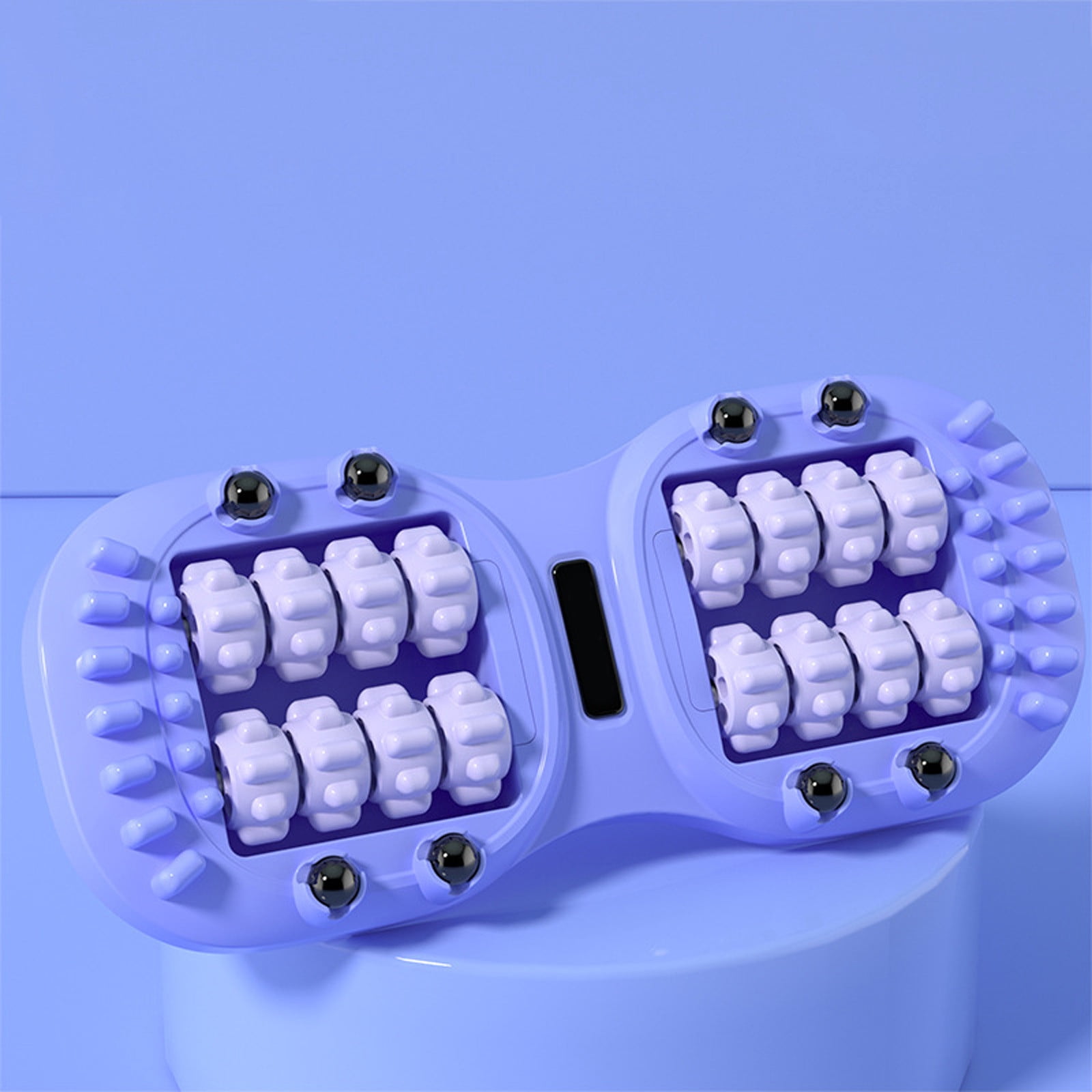 Dual Foot Massage Roller, Portable Double Foot Massager for Plantar Fasciitis Relief & Improved Circulation, Acupressure Foot Roller for Home Office Use