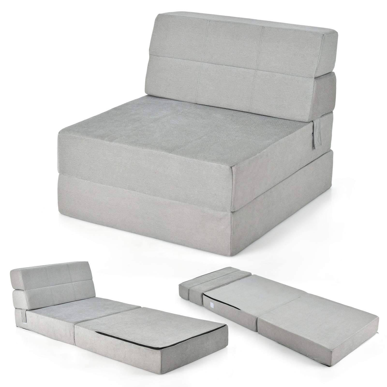 Foldable cushion chair bed hotsell