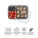 thumbnail image 3 of Recipientes para aperitivos Bentgo Prep con 2 compartimentos, 10 bandejas y 10 tapas, 3 of 8