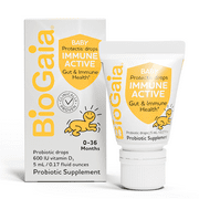 BioGaia Protectis Immune Active BABY Probiotic Drops | Clinically Proven Probiotic + Vitamin D | Promotes the Development of Healthy Immune & Digestive Systems in Babies & Infants | 25 day supply