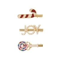 Packed Party Sweet Joy Hair Clips, Set of 3