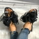 thumbnail image 5 of Pantuflas de playa planas con diamantes y puntera con nudo de lazo para mujer Wmkox8yii ytu3259, 5 of 8