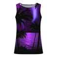 thumbnail image 4 of Basketball Palm Tree Tank Top for Men,Hawaii Tank Top Men Cool Novelty Printed Graphic Sleeveless Beach Tank Top,Muscle Shirt for Workout Gym Jogging,Hawaii Summer Vacation Tanks, 4 of 4