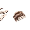 thumbnail image 4 of 25x Feather Shape Unfinished Wood Slices Wooden Pieces for Wedding, 4 of 7
