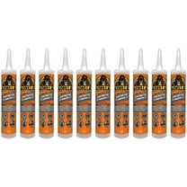 Gorilla Heavy Duty Construction Adhesive - Waterproof - 10 Pack, 9 oz, White