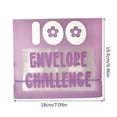 thumbnail image 3 of 7.9''X7.9'' 100 Envelope Stuffing Savings Removable Clip For 100 Envelopes Saving Kit As A Book For Lovers To Saving $5 050 In 100 Days Stationery Cards And Envelopes Set Floral Craft Storage, 3 of 4