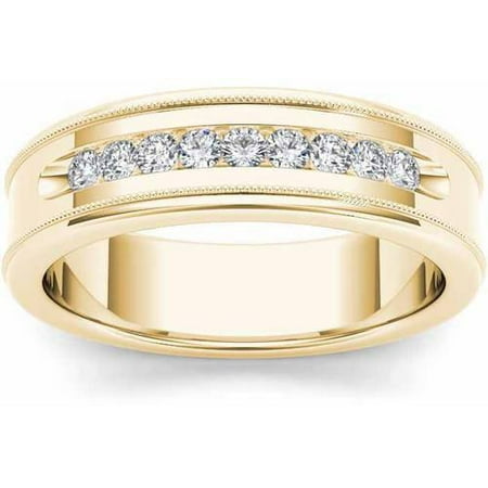Imperial 1/3 Carat T.W. Diamond Men's 14kt Yellow Gold Wedding Band