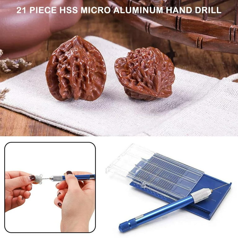 SSKFHGI 21pcs Mini Twist MicroDrill Set 6180 Jewelers Bit Pin
