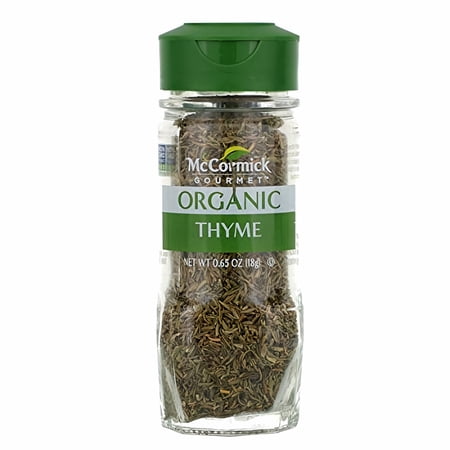 McCormick Gourmet Organic Thyme Leaves 0.65 oz (Pack of 60)