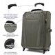 thumbnail image 4 of Travelpro Maxlite 5 Softside Expandable Upright 2 Wheel Carry on Luggage, Lightweight Suitcase, Men and Women, Slate Green, Carry On 20-Inch, 4 of 6