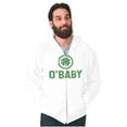 thumbnail image 5 of St Patricks Day O Baby Shamrock Zip Up Hoodie Men's Women's Brisco Brands M, 5 of 6