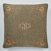 Rhapsody Piped Embroidered Sham Multi Warm Sham Embroidered European