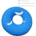 thumbnail image 3 of 1 Pcs Round Wheelchairs Seat Cushion,Portable Inflatable Hemorrhoid Seat,Donut Pillow for Bed Sores,Donut Cushion Seat with Air Pump,for Tailbone Pain Relief (15" Blue), 3 of 7