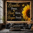 thumbnail image 6 of Dark Brown Wood With Grain Textured Horizontal, Inspirational Illustration for Quote Lovers, Wall Decor, Valentine's Day Gift, Tapestry Wall Hanging for Dorm and Living Room, 6 of 7
