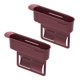 thumbnail image 5 of Organizador de relleno de espacio para asientos de 2 piezas, caja de almacenamiento lateral para consola de automóvil, universal, fácil de usar Rojo, 5 of 8