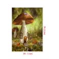 thumbnail image 2 of EREHome Polyester Fabric 5X7ft Mushroom House Photography Backdrops Scenery Photo Studios Background Cartoon Backdrop, 2 of 3