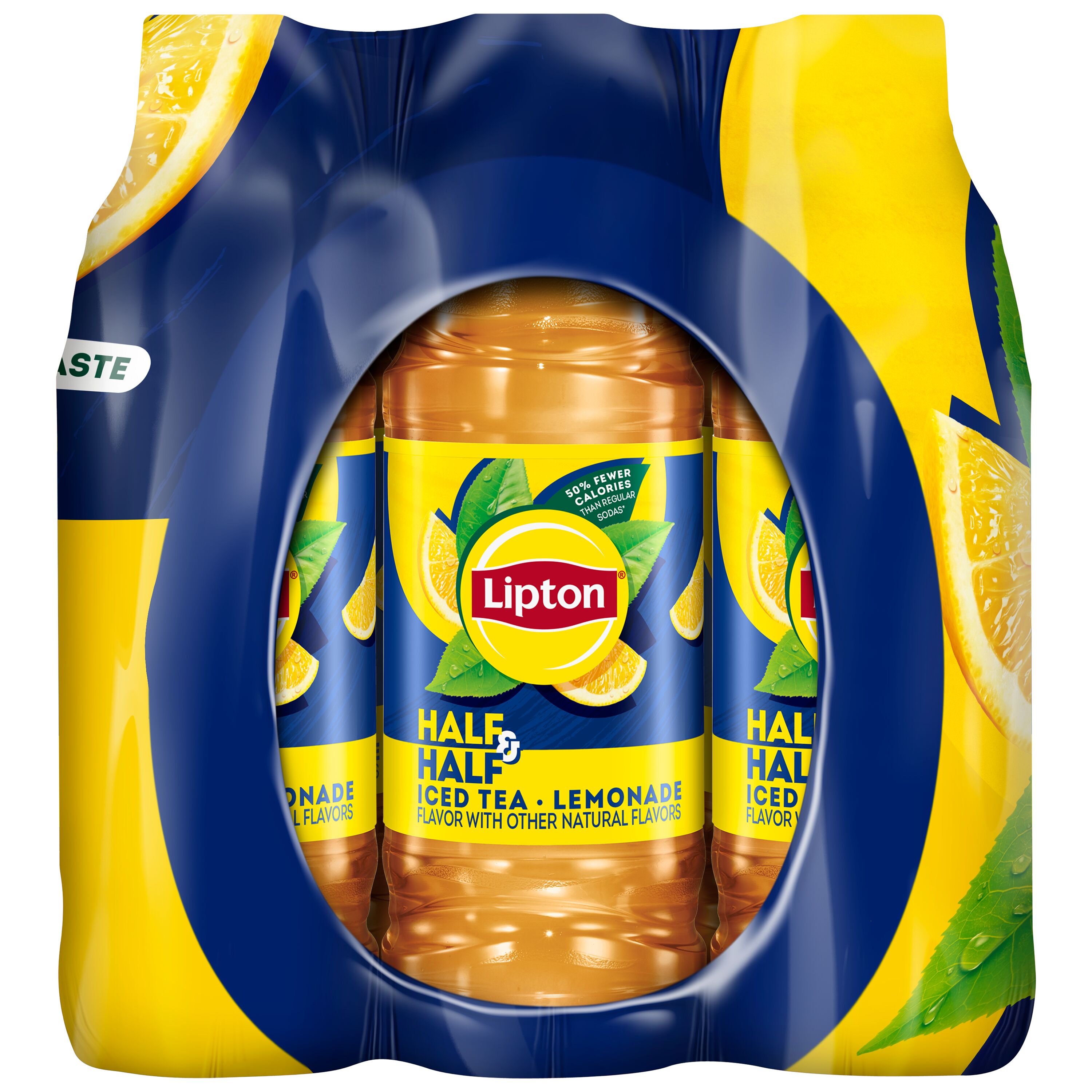 Lipton Half & Half Lemonade Iced Tea, 16.9 fl oz, 12 Pack Bottles - image 4 of 6