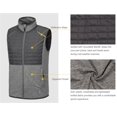 thumbnail image 5 of Little Donkey Andy Men's Lightweight Golf Vest Warm Outdoor Sleeveless Jacket for Hiking Travel Running Casual Gray L, 5 of 8