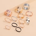 thumbnail image 3 of Anillos para mujer, regalos para mujer, conjunto de 13 piezas vintage para mujer, apilables por encima de los nudillos, anillo para mujer, 3 of 4