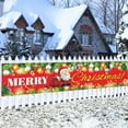 thumbnail image 5 of Christmas Banners Christmas Banners Background Banners Happy Parties Christmas Decorations Atmospheres Decorations Festive Yard Flags, 5 of 5