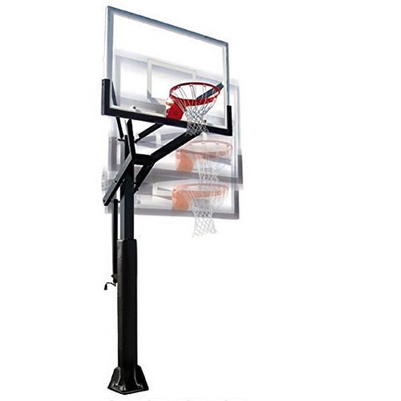 First Team Glass Basketball Backboard 42in x 60in - PowerHouse