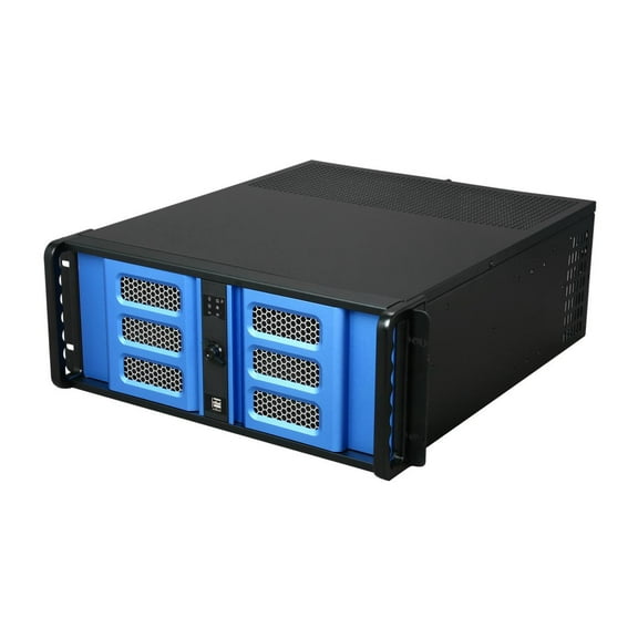 iStarUSA D-400-6SE Steel 4U Rackmount Compact Stylish Server Chassis 6 External 5.25" Drive Bays