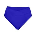 thumbnail image 4 of Women's High Waist Retro Swim Bottoms Full Coverage Bikini Tankini Briefs with Stretch Control, 4 of 5