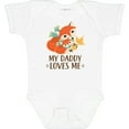 thumbnail image 3 of Inktastic Daddy Loves Me Woodland Fox Boys or Girls Baby Bodysuit, 3 of 5