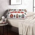 thumbnail image 6 of Daiia Christmas Houses Bedding Waterproof Pillow Protector Zippered Queen – Bed Bug Proof Pillow Encasement-16"x24", 6 of 6