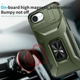 thumbnail image 6 of Decase Compatible with iPhone 16e Case,Shockproof Anti-Slip Case with Slide Camera Cover & Rotated Ring Kickstand, Military-Grade Phone Case for iPhone 16e,Darkgreen, 6 of 8