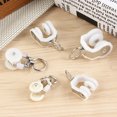 thumbnail image 4 of 10 PCS Large Square Rod Rollers Alloy Curtain Rail Track Wheels for Window Door Shower Curtains, 4 of 9