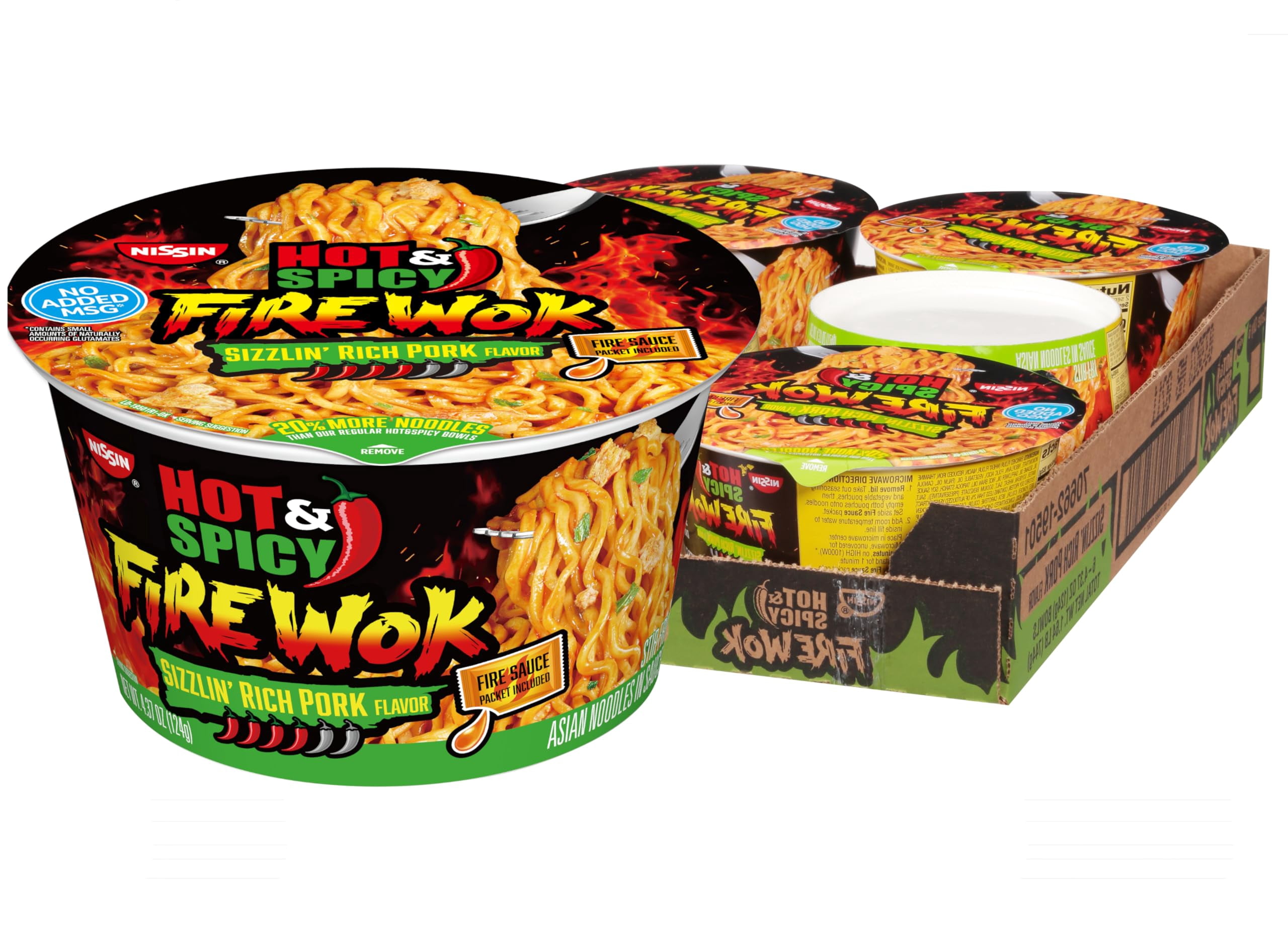 Nissin Soba Yakitori Chicken Big Wok Style Soba Cup Noodles 113g