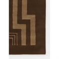 thumbnail image 2 of Momeni Simba Hand Tufted Wool Geometric Area Rug, Brown, 5' X 8', 2 of 3