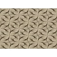 thumbnail image 1 of Ahgly Company Machine Washable Indoor Rectangle Transitional Vanilla Gold Area Rugs, 2' x 3', 1 of 7