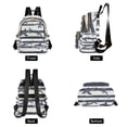 thumbnail image 4 of FORMRS Mini Backpack Purse for Women Travel Daypack Casual Shoulder Bag, Light Sharks, 4 of 7