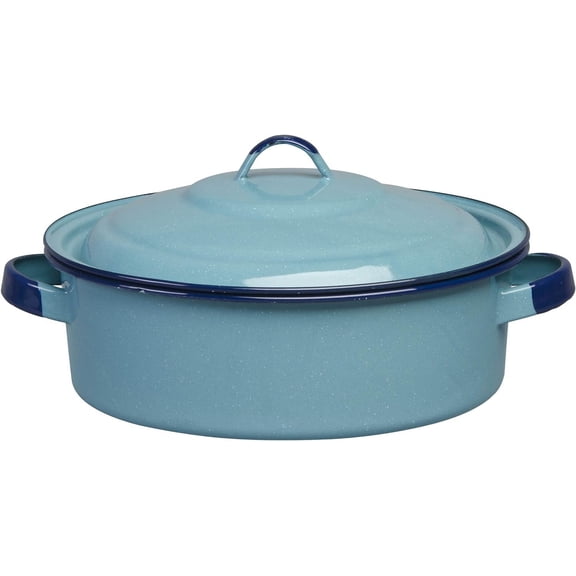 Authentic Hispanic Dutch Oven With Lid, 5-Quart