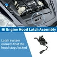 thumbnail image 2 of Hood Latch Assembly for Toyota PRADO 2009-2017 Engine Hood Latch Lock Release No.5351060310 1 Pc, 2 of 7