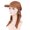 Coffee, variant on Women Casual Long Tails Summer Sun Hat Head Hair Wrap Turban Stretch Elastic Cap