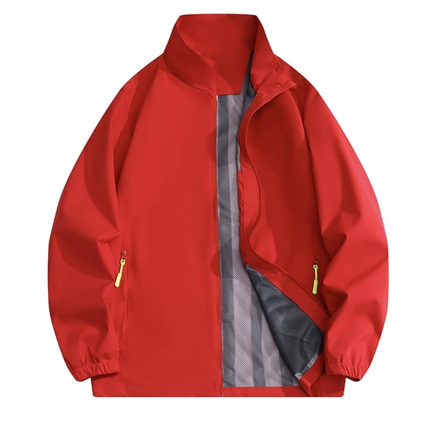 Veste Imperméable pour Femmes, Coupe-Vent pour Randonnée, Manteau Décontracté Extérieur à Manches Longues