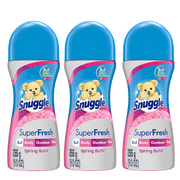 Snuggle Scent Shakes In-Wash Scent Booster Beads, SuperFresh Spring Burst, 9 Ounces (3 Pack)