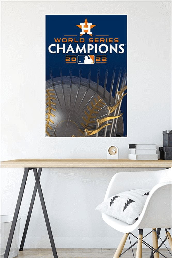 MLB Houston Astros - 2022 World Series Team Logo Wall Poster, 22.375" x 34"