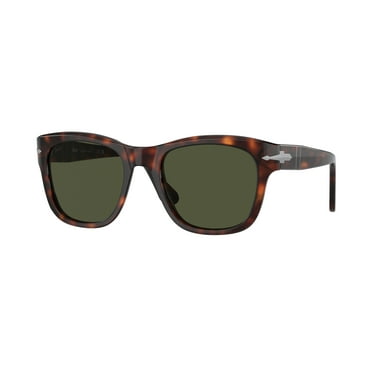 Persol Green Square Unisex Sunglasses PO3313S 24/31 52