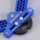 thumbnail image 4 of Soporte para arco de tiro con arco compuesto, ajustable, ligero, estilo tijera (azul), 4 of 8