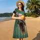 thumbnail image 4 of Disketp Squirrel para Vestido de Manga Corta para Mujeres, Vestidos de Verano para Mujeres, Casual y Holgado para la Playa, 4 of 6