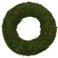 thumbnail image 2 of Northlight Reindeer Moss Artificial Wreath - 13.5" - Green, 2 of 6