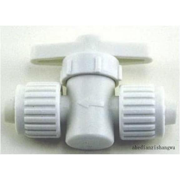 Flair-It 16880 Plastic Straight Stop Valve, 0.5" Size
